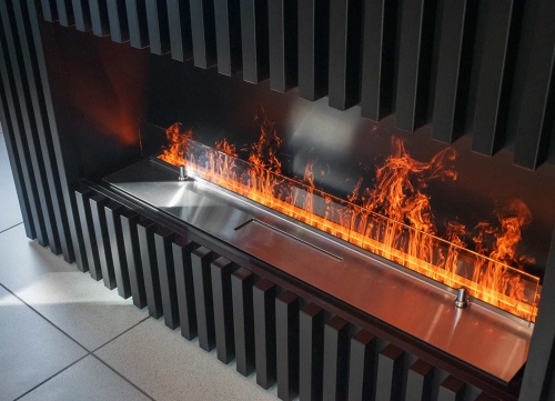 Электроочаг Schönes Feuer 3D FireLine 800 со стальной крышкой в Казани