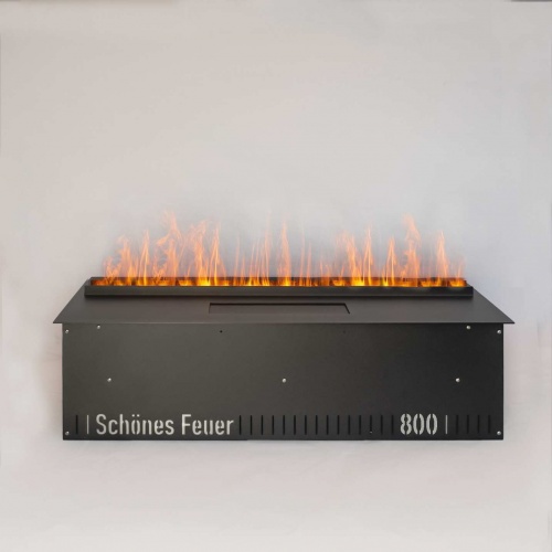Электроочаг Schönes Feuer 3D FireLine 800 Pro со стальной крышкой в Казани