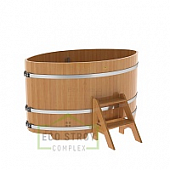 Купель овальная из лиственницы BentWood 1,08х1,75