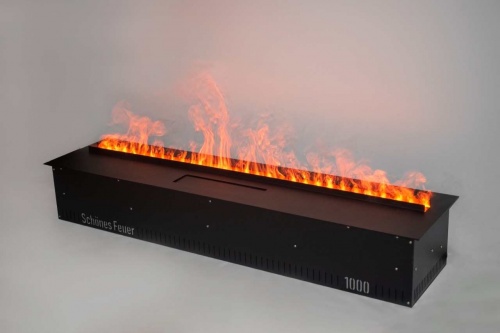 Электроочаг Schönes Feuer 3D FireLine 1000 со стальной крышкой в Казани